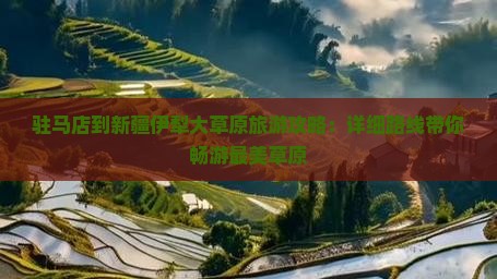 驻马店到新疆伊犁大草原旅游攻略：详细路线带你畅游最美草原