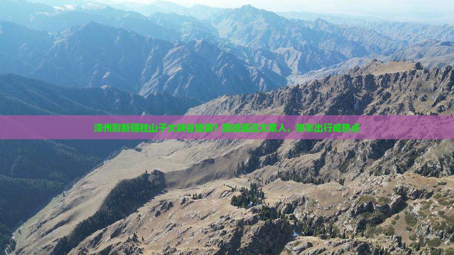 漳州到新疆独山子大峡谷旅游？路途遥远太累人，拼车出行成热点