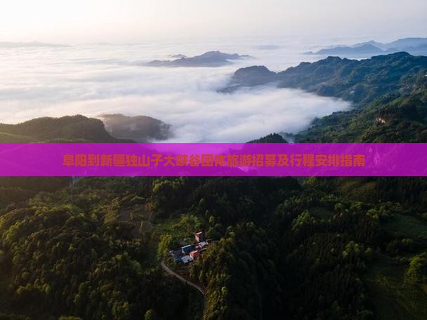 阜阳到新疆独山子大峡谷团体旅游招募及行程安排指南