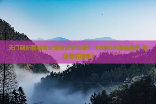 天门到新疆独库公路景点