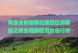 南昌去新疆那拉提四日游