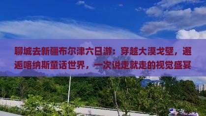 聊城去新疆布尔津六日游