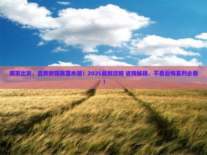南京到新疆赛里木湖团体旅游