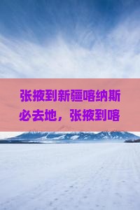 张掖到新疆喀纳斯必去地
