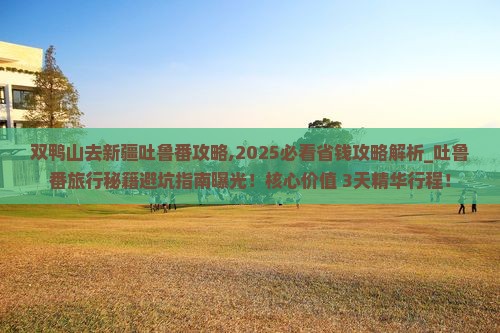 双鸭山去新疆吐鲁番攻略