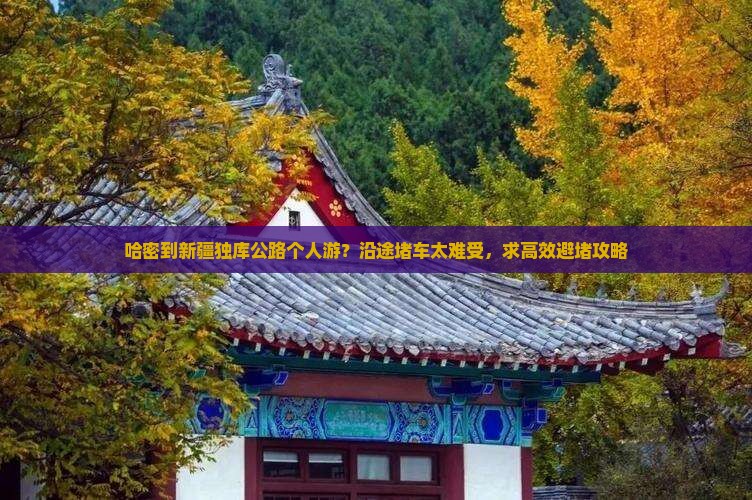 哈密到新疆独库公路个人游？沿途堵车太难受，求高效避堵攻略