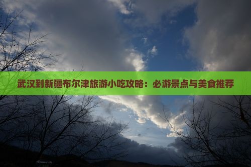 武汉到新疆布尔津旅游小吃攻略：必游景点与美食推荐