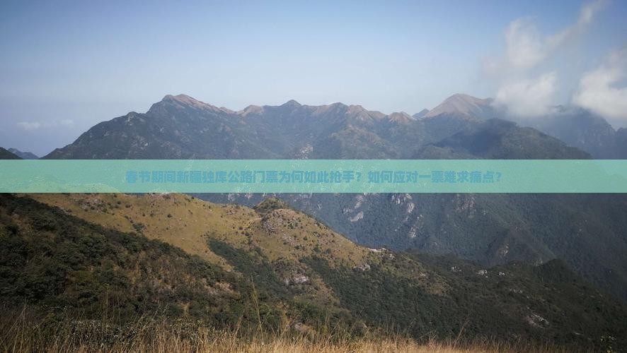 春节期间新疆独库公路门票为何如此抢手？如何应对一票难求痛点？