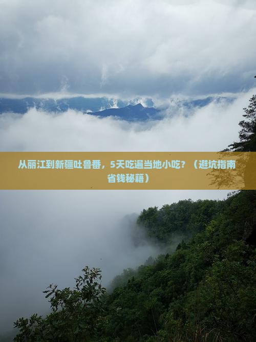 丽江去新疆吐鲁番旅游小吃