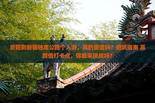 资阳到新疆独库公路个人游