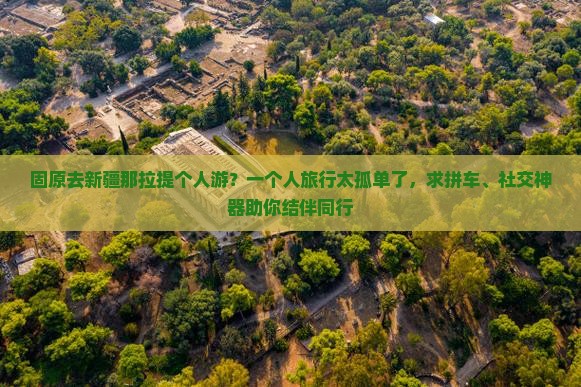 固原去新疆那拉提个人游？一个人旅行太孤单了，求拼车、社交神器助你结伴同行