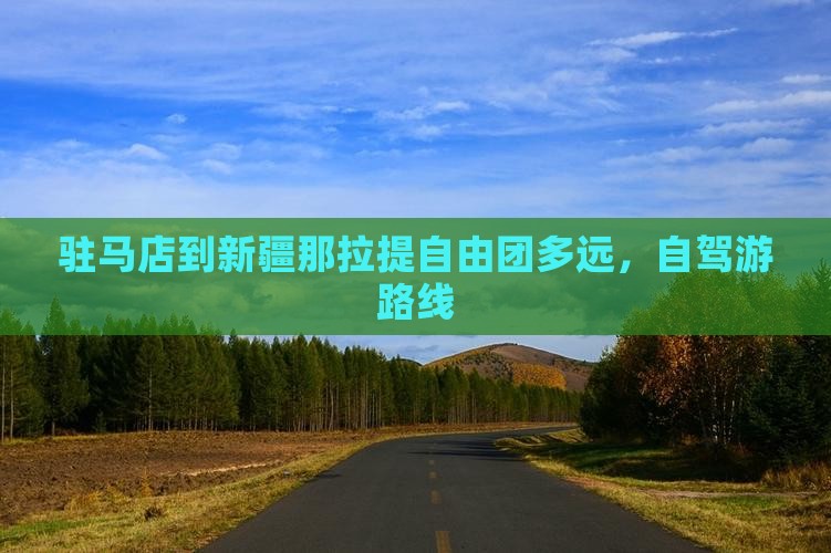 驻马店到新疆那拉提自由团多远，自驾游路线