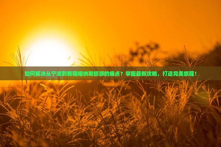 如何解决从宁波到新疆喀纳斯旅游的痛点？掌握最新攻略，打造完美旅程！