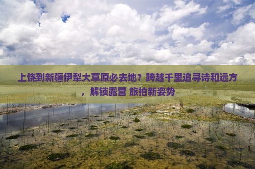 上饶到新疆伊犁大草原必去地？跨越千里追寻诗和远方，解锁露营+旅拍新姿势