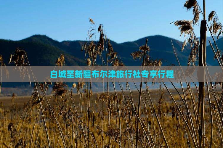 白城至新疆布尔津旅行社专享行程