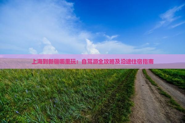 上海到新疆哪里玩：自驾游全攻略及沿途住宿指南