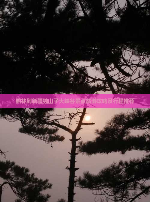 榆林到新疆独山子大峡谷景点
