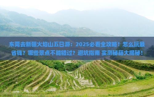 东莞去新疆火焰山五日游