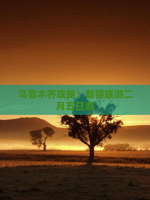 二月去新疆乌鲁木齐五日游