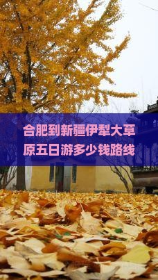 合肥到新疆伊犁大草原五日游
