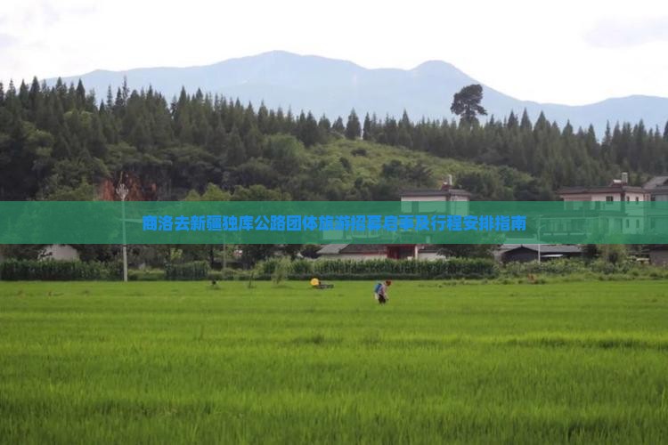 商洛去新疆独库公路团体旅游招募启事及行程安排指南