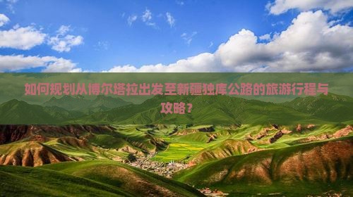 如何规划从博尔塔拉出发至新疆独库公路的旅游行程与攻略？