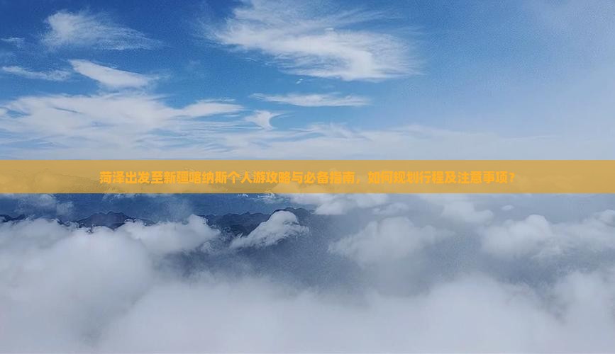 菏泽出发至新疆喀纳斯个人游攻略与必备指南，如何规划行程及注意事项？