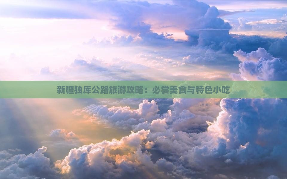 新疆独库公路旅游攻略：必尝美食与特色小吃