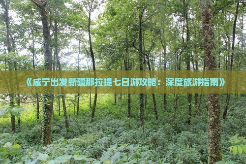 《咸宁出发新疆那拉提七日游攻略：深度旅游指南》