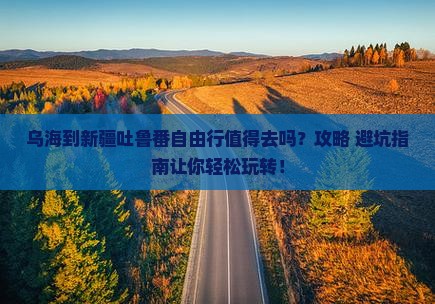 乌海到新疆吐鲁番自由行