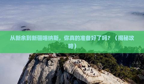 新余去新疆喀纳斯景点