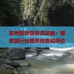 苏州到新疆旅游攻略：哪家旅行社提供线路和报价？如何选择性价比高的跟团游或自由行？