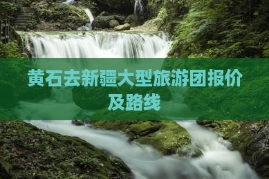 黄石去新疆大型旅游团报价及路线