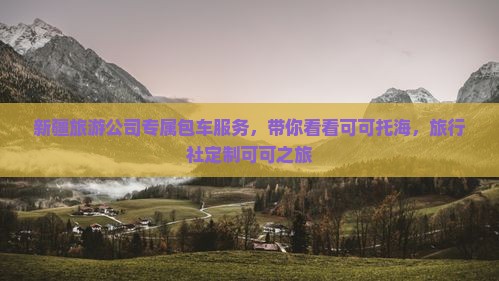 新疆旅游公司专属包车服务，带你看看可可托海，旅行社定制可可之旅