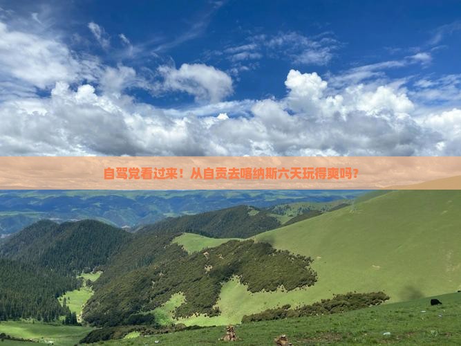 自驾党看过来！从自贡去喀纳斯六天玩得爽吗？