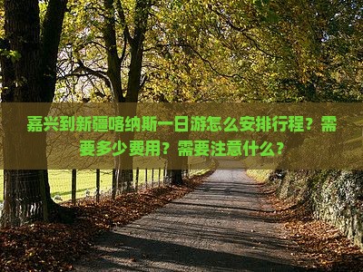 嘉兴到新疆喀纳斯一日游怎么安排行程？需要多少费用？需要注意什么？