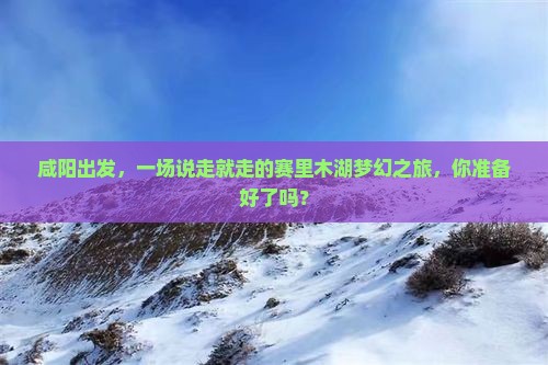 咸阳出发，一场说走就走的赛里木湖梦幻之旅，你准备好了吗？