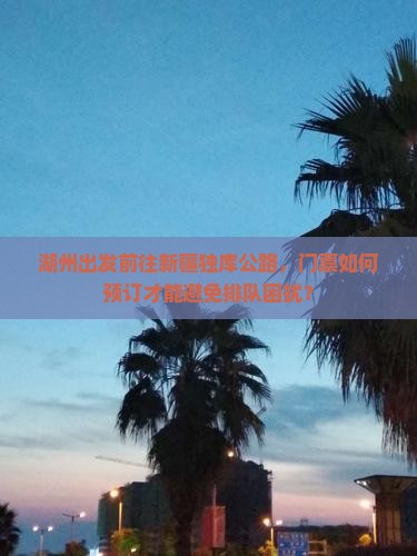 湖州出发前往新疆独库公路，门票如何预订才能避免排队困扰？