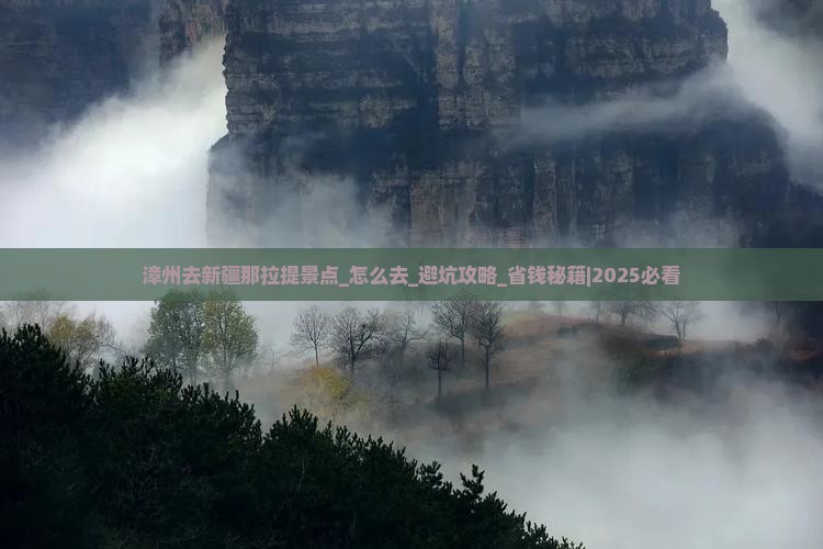 漳州去新疆那拉提景点