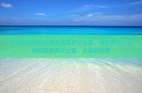 忻州到新疆那拉提自由团