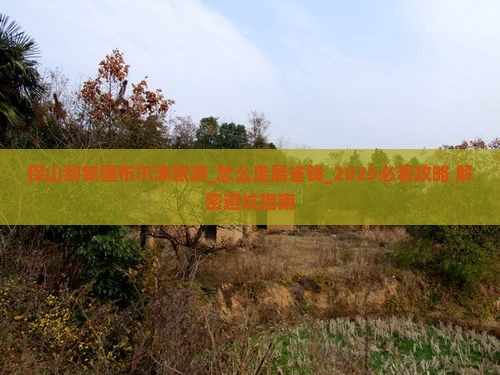 保山到新疆布尔津旅游