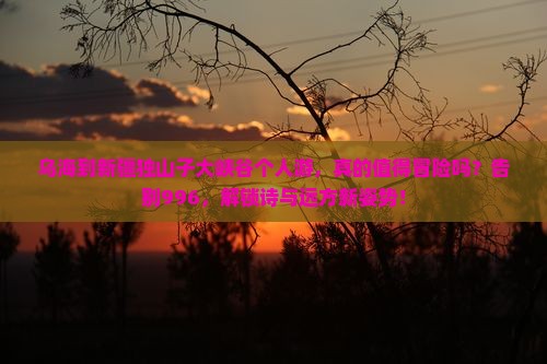 乌海到新疆独山子大峡谷个人游