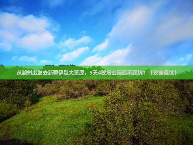湖州去新疆伊犁大草原旅行社