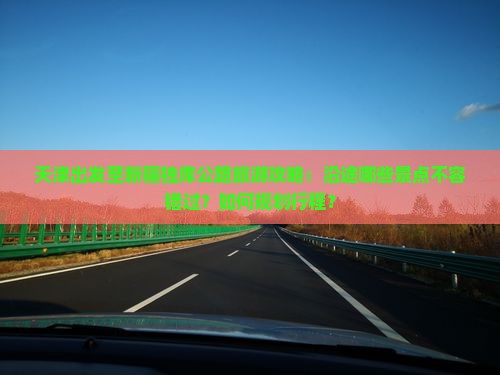 天津出发至新疆独库公路旅游攻略：沿途哪些景点不容错过？如何规划行程？