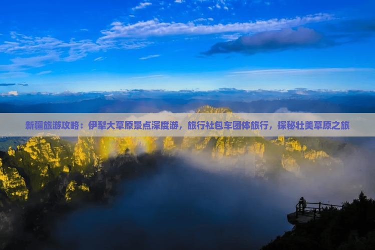 新疆旅游攻略：伊犁大草原景点深度游，旅行社包车团体旅行，探秘壮美草原之旅