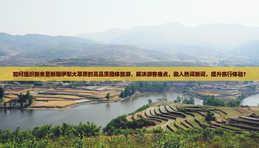 如何组织新余至新疆伊犁大草原的高品质团体旅游，解决游客痛点，融入热词新词，提升旅行体验？