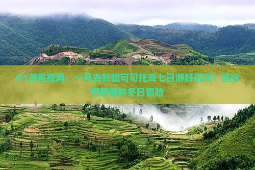 #1游客视角：一月去新疆可可托海七日游好玩吗？超冷但超值的冬日冒险