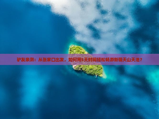驴友亲测：从张家口出发，如何用5天时间轻松畅游新疆天山天池？