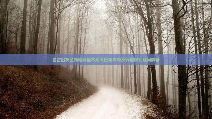 昌吉出发至新疆赛里木湖五日游攻略及行程规划疑问解答