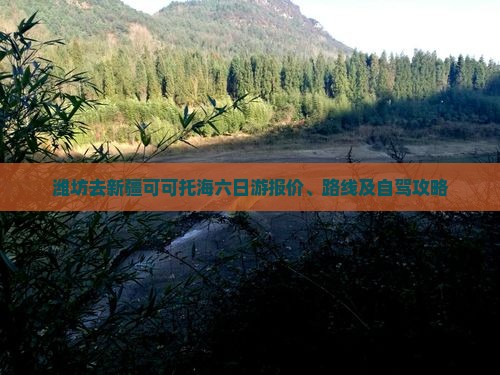 潍坊去新疆可可托海六日游报价、路线及自驾攻略